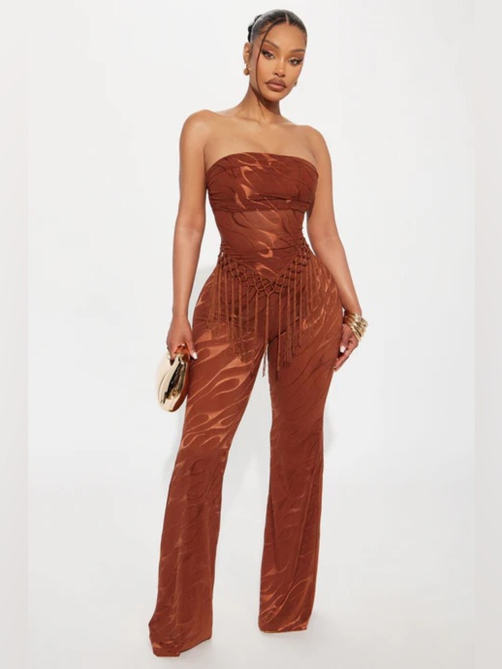Fashion Nova Brown Set